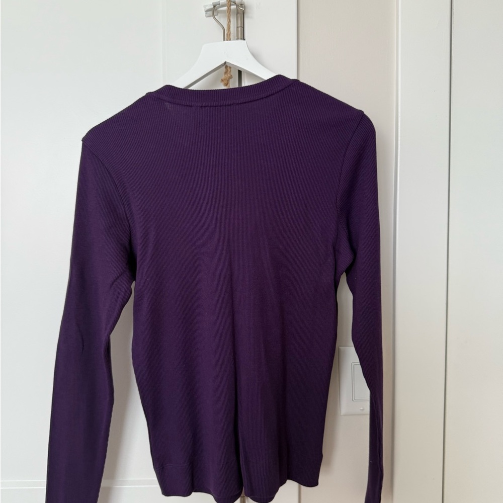 Theory BlackBerry Long Sleeve Top - Picture 3 of 3